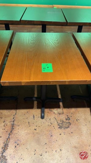 Solid Wood Rectangle Tables W/ Heavy Duty Base 24"
