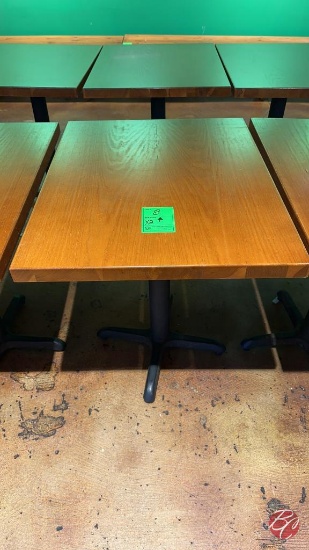 Solid Wood Rectangle Tables W/ Heavy Duty Base 24"
