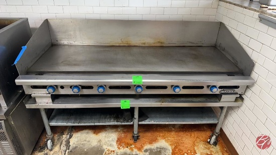 Imperial Natural Gas Thermostatic Flat Griddle 72"
