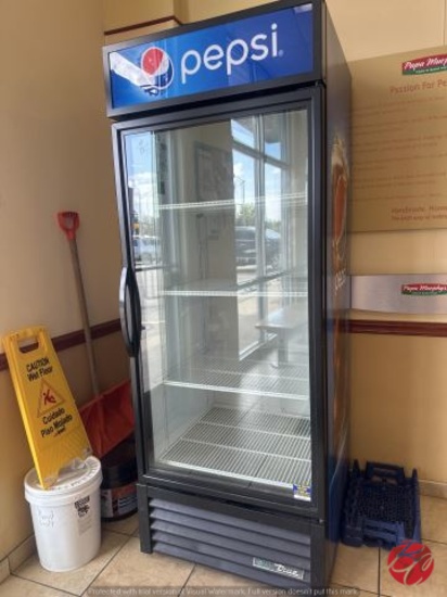 True Glass Single Dr Cooler
