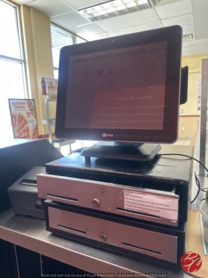 NCR Cash Register System w/ Monitor-