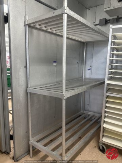 Aluminum Storage Rack Approximately 5’