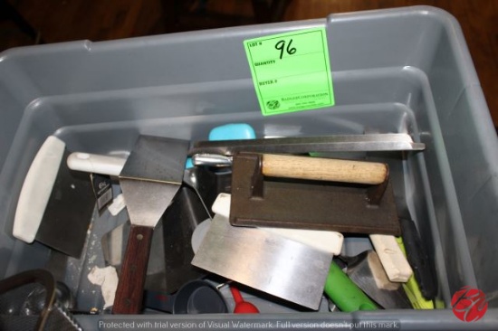 Tub With Contents - Misc Utensils