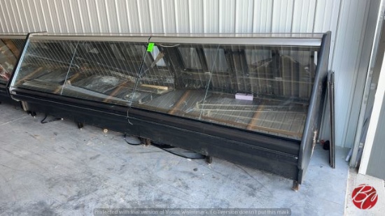 Southern Slant Glass Bottom Coil Deli Case 14ft
