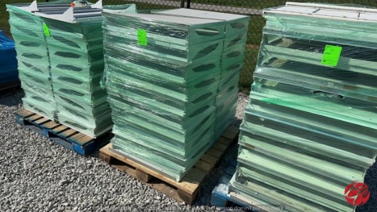 Coated White Refrigerated Shelves 30x22