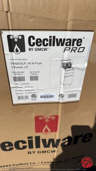 Cecilware FMS40LP Deep Fryer 40lbs (LP,NEW)