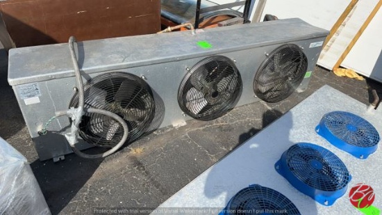 Climate Control CMA365BA 3-Fan Evaporator 1/4hp