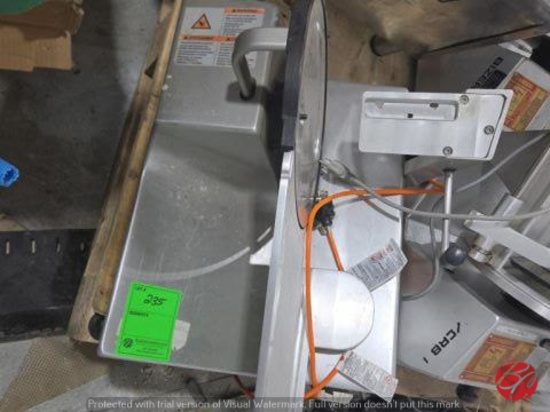 BIZERBA SE-12 Manual Slicer Serial# 10532877