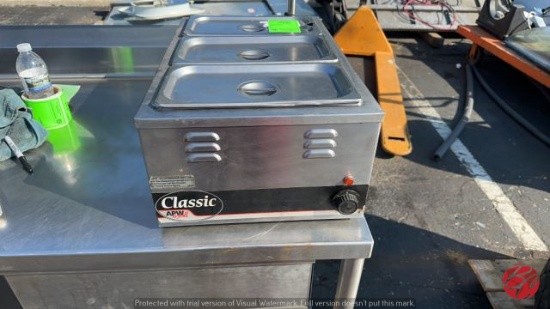 APW WYOTT Electric Hot Food Warmer W/ Inserts/Lids
