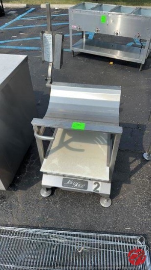 Face To Face Portable Slicer Cart W/ Casters