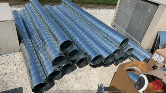 Galvanized Steel Spiral Duct Work 10ft (NEW)