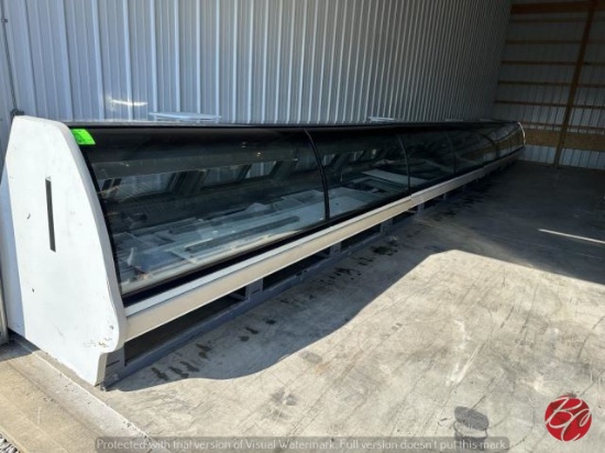 Tyler LLM12 Curved Glass Top Coil Meat Case 48ft