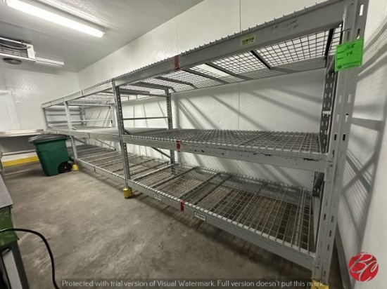Sections Tear Drop Pallet Racking