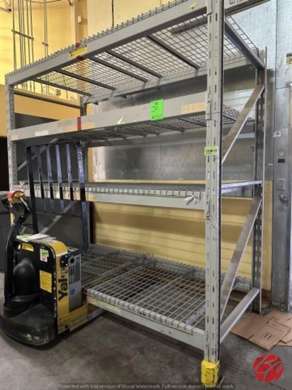 Sections Tear Drop Pallet Racking