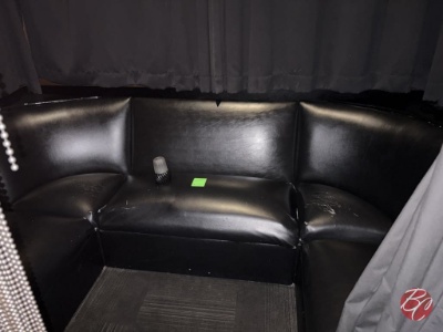 Faux-Leather U-Shape Booth