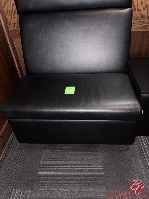 Faux-Leather Booth