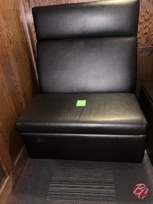 Faux-Leather Booth
