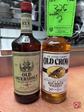 Old Overholt Rye Whiskey & Old Crow Bourbon
