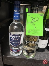Nikolai Vodka & Burnetts 80 Proof