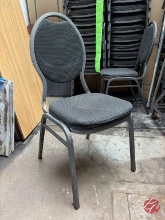 Stacking Banquet Chair Teardrop Back Padded W/