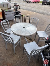 Metal Table & Chairs