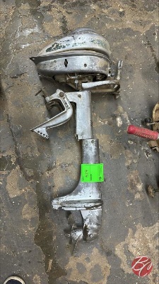 Vintage Air-Cooled Outboard Boat Motor