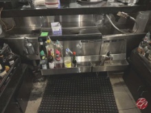 Stainless Steel Back Bar Ice Bin,Left & Right ONLY