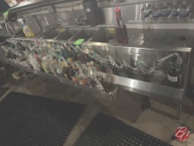 Perlick Stainless Steel 4-Well Back Bar Sink-ONLY