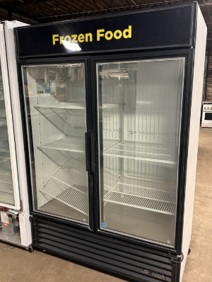 True 2-Door Glass Freezer
