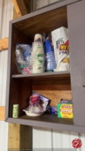 Contents In Cupboard, Sprayer, Garden Chemicals