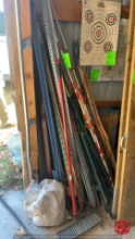 Snow Stakes, Broom and Misc Items