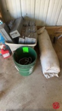 Metal Drawer, Sand Bag and Bucket