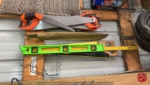 Saws, Yard Stick and Level