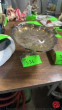 Vintage Silver-Plated Weighted Candy Dish