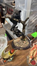 Ruby's Collection Black Bear & Cub Climbing Tree