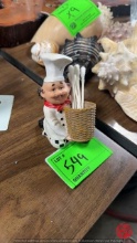 Decorative Poly Resin Chef Figurine