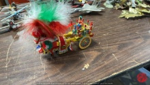 Sicilian Cart Figurine W/ Horse