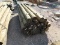 (1) NEW BUNDLE OF WOODEN FENCE POSTS