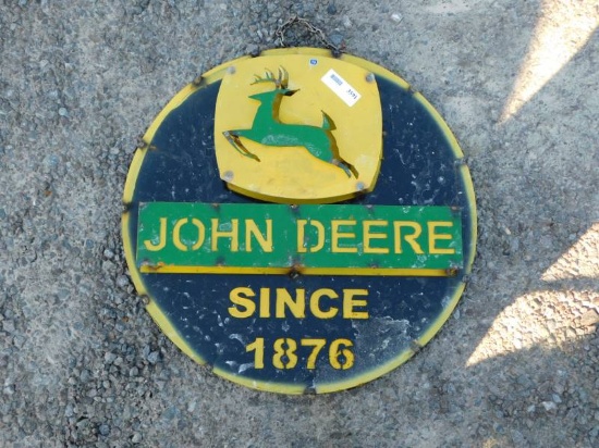 JOHN DEERE METAL SIGN