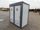 NEW 2-STALL PORTABLE RESTROOM