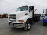 1998 FORD TRI-AXLE FLATBED TRUCK