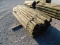 (1) NEW BUNDLE OF WOODEN FENCE POSTS