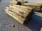 (1) NEW BUNDLE OF WOODEN FENCE POSTS