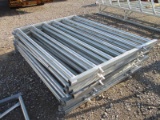 (10) NEW HD 8' GALV CORRAL PANELS