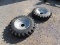 (2) NEW TITAN 9.5-20R-1 TRACTOR TIRES MOUNTED