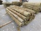 (1) BUNDLE OF WOODEN FENCE POSTS