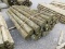 (1) BUNDLE OF WOODEN FENCE POSTS