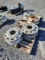 (4) MISC TRUCK WHEELS