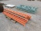 LOT OF METAL PALLET RACKS