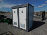 NEW 2-STALL PORTABLE RESTROOM